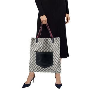 Gucci GG Canvas Sherry Line Tote Bag
